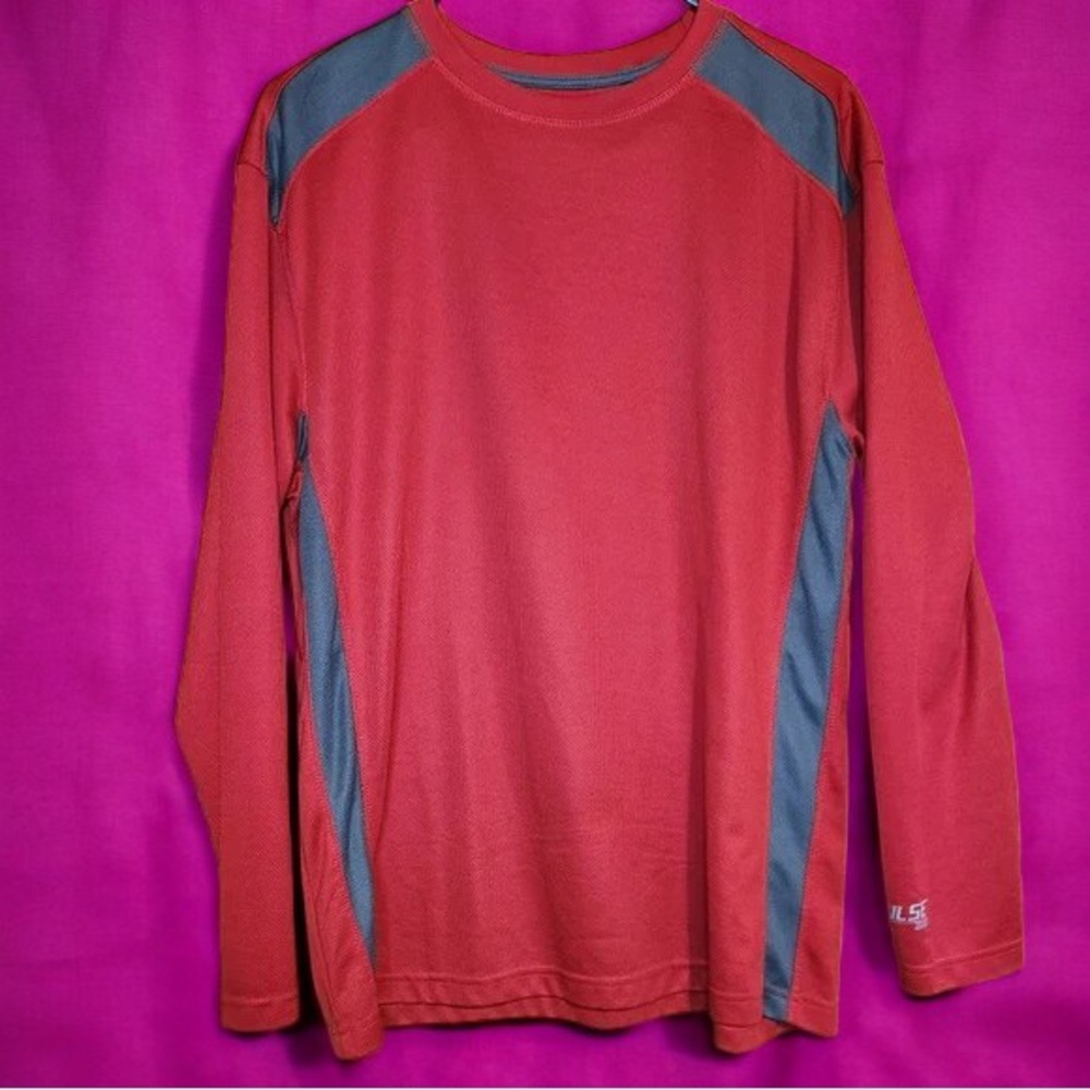 Pulse Red and Blue Long Sleeve Shirt